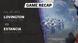 Recap: Lovington  vs. Estancia  2015