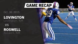 Recap: Lovington  vs. Roswell  2015