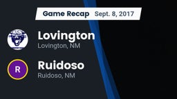 Recap: Lovington  vs. Ruidoso  2017