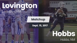 Matchup: Lovington vs. Hobbs  2017