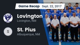 Recap: Lovington  vs. St. Pius  2017