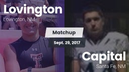 Matchup: Lovington vs. Capital  2017