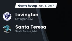 Recap: Lovington  vs. Santa Teresa  2017