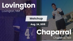 Matchup: Lovington vs. Chaparral  2018
