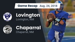 Recap: Lovington  vs. Chaparral  2018