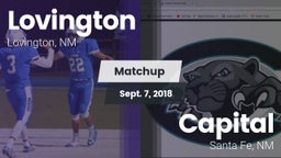 Matchup: Lovington vs. Capital  2018