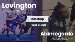 Matchup: Lovington vs. Alamogordo  2018