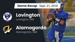 Recap: Lovington  vs. Alamogordo  2018