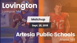 Matchup: Lovington vs. Artesia Public Schools 2018