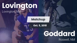 Matchup: Lovington vs. Goddard  2018