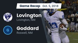 Recap: Lovington  vs. Goddard  2018