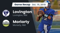 Recap: Lovington  vs. Moriarty  2018