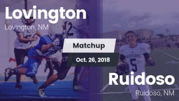 Matchup: Lovington vs. Ruidoso  2018