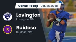 Recap: Lovington  vs. Ruidoso  2018