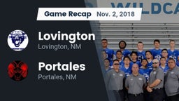 Recap: Lovington  vs. Portales  2018