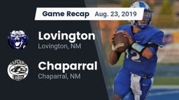 Recap: Lovington  vs. Chaparral  2019