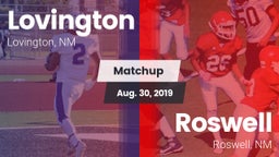 Matchup: Lovington vs. Roswell  2019