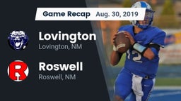 Recap: Lovington  vs. Roswell  2019