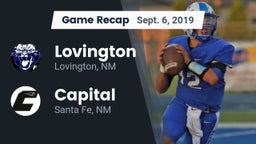 Recap: Lovington  vs. Capital  2019