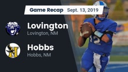 Recap: Lovington  vs. Hobbs  2019