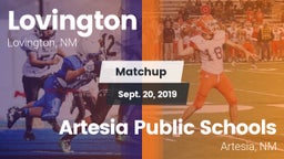 Matchup: Lovington vs. Artesia Public Schools 2019