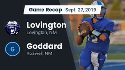 Recap: Lovington  vs. Goddard  2019