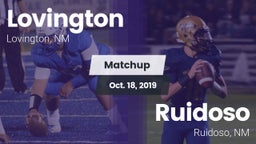 Matchup: Lovington vs. Ruidoso  2019