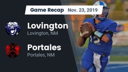 Recap: Lovington  vs. Portales  2019