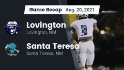 Recap: Lovington  vs. Santa Teresa  2021