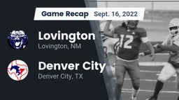 Recap: Lovington  vs. Denver City  2022