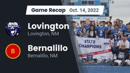 Recap: Lovington  vs. Bernalillo  2022