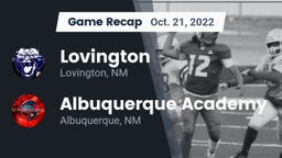 Recap: Lovington  vs. Albuquerque Academy  2022