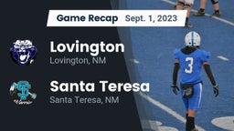 Recap: Lovington  vs. Santa Teresa  2023