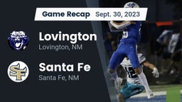 Recap: Lovington  vs. Santa Fe  2023