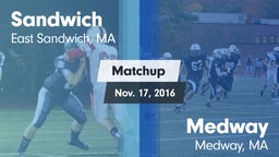 Matchup: Sandwich vs. Medway  2016