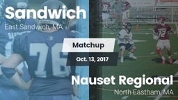 Matchup: Sandwich vs. Nauset Regional  2017