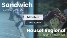 Matchup: Sandwich vs. Nauset Regional  2019