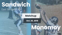 Matchup: Sandwich vs. Monomoy  2019