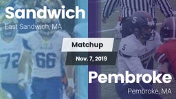 Matchup: Sandwich vs. Pembroke  2019