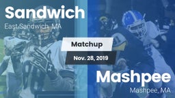 Matchup: Sandwich vs. Mashpee  2019