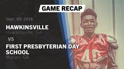 Recap: Hawkinsville  vs. First Presbyterian Day School 2016