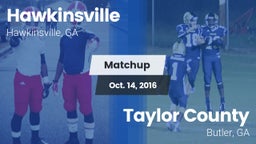 Matchup: Hawkinsville vs. Taylor County  2016