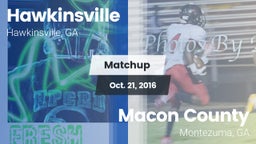 Matchup: Hawkinsville vs. Macon County  2016