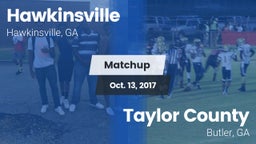 Matchup: Hawkinsville vs. Taylor County  2017