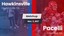 Matchup: Hawkinsville vs. Pacelli  2017