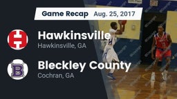 Recap: Hawkinsville  vs. Bleckley County  2017