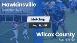Matchup: Hawkinsville vs. Wilcox County  2018