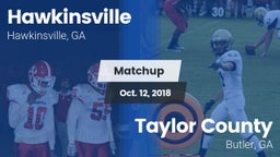 Matchup: Hawkinsville vs. Taylor County  2018