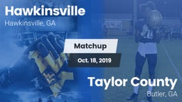 Matchup: Hawkinsville vs. Taylor County  2019