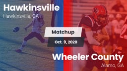 Matchup: Hawkinsville vs. Wheeler County  2020